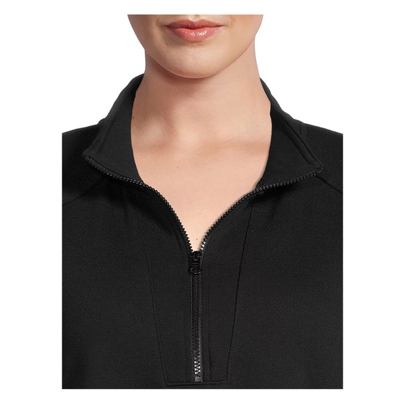 Terra & Sky Women's Plus Size Quarter-Zip Sweatshirt - Picture 5 of 5